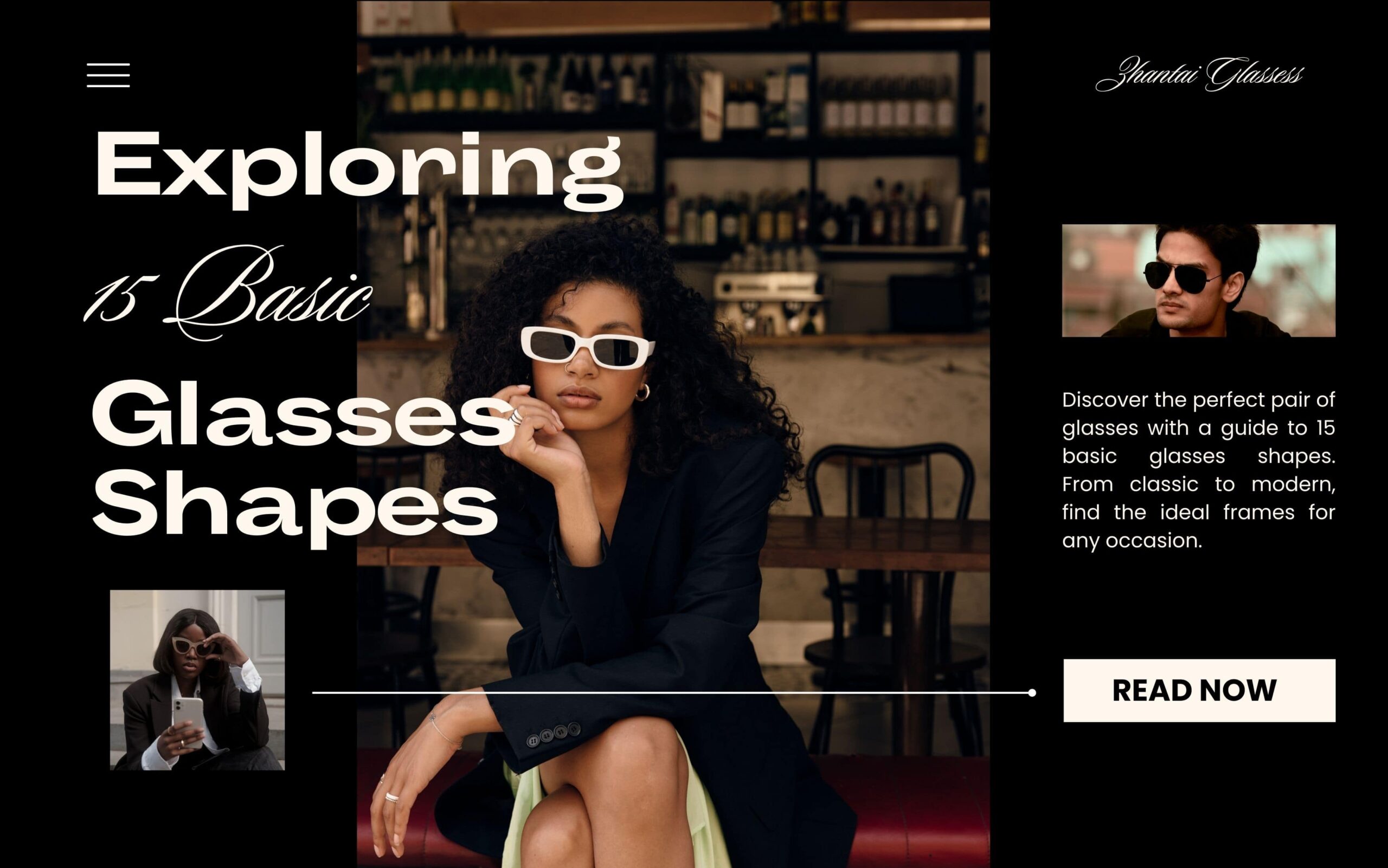 Exploring 15 Basic Glasses Shapes